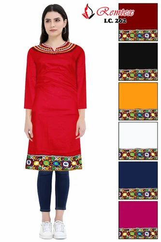 Rayon Gujrati Kurti