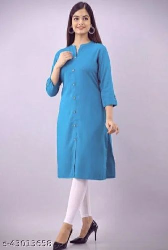 Ladies Cotton Kurti, Fancy