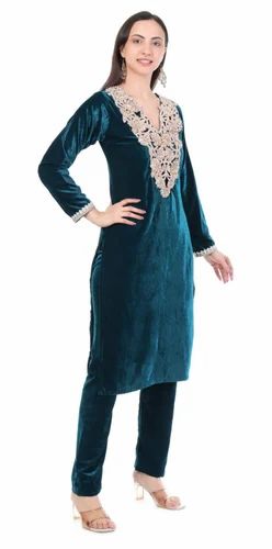 Velvet Full Sleeve Kurti