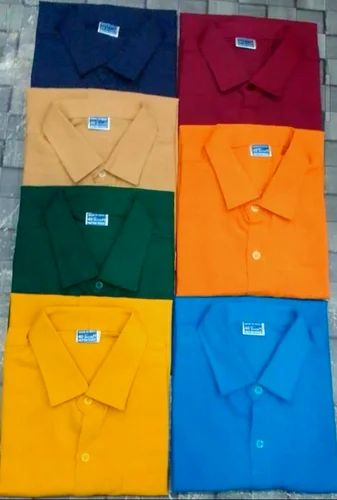 Mens Half Sleeve Khadi Shirt