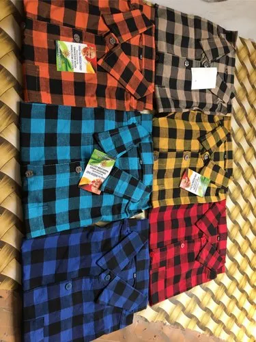 Check Khadi Shirt