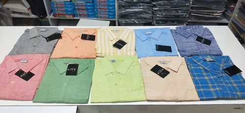 Half Sleeve Khadi Shirt