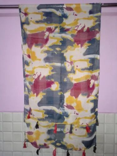 Printed Cotton Fancy Viscose Stoles
