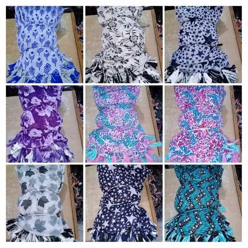 Sachin Enterprises Long 22 72 Poly Cotton Stoles